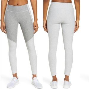 Outdoor Voices Two-Tone Warmup Crop Leggings
